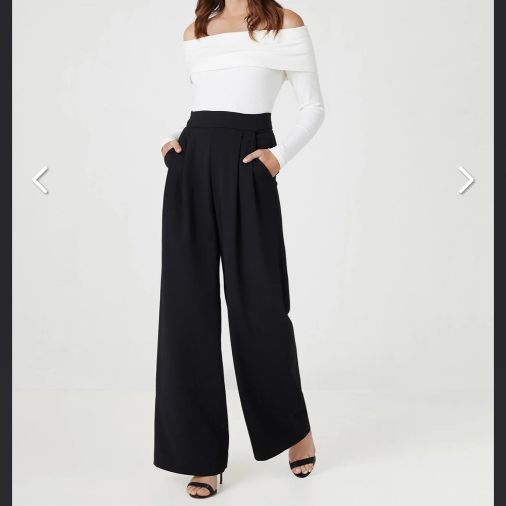 NWT BCBGMAZRIA GRAYSON BLACK TAILORED SUIT PANT - SIZE M